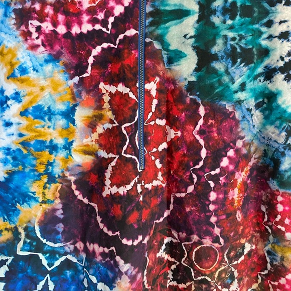 ***Designer*** Alicia Olivia Tie Dye Kaleidoscope mini dress designer| Luxury - Picture 4 of 14